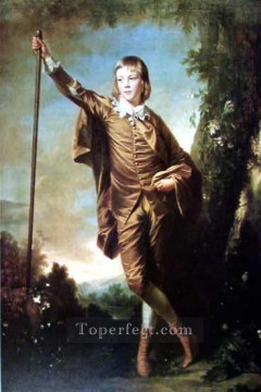  boy Painting - Brown Boy Joshua Reynolds